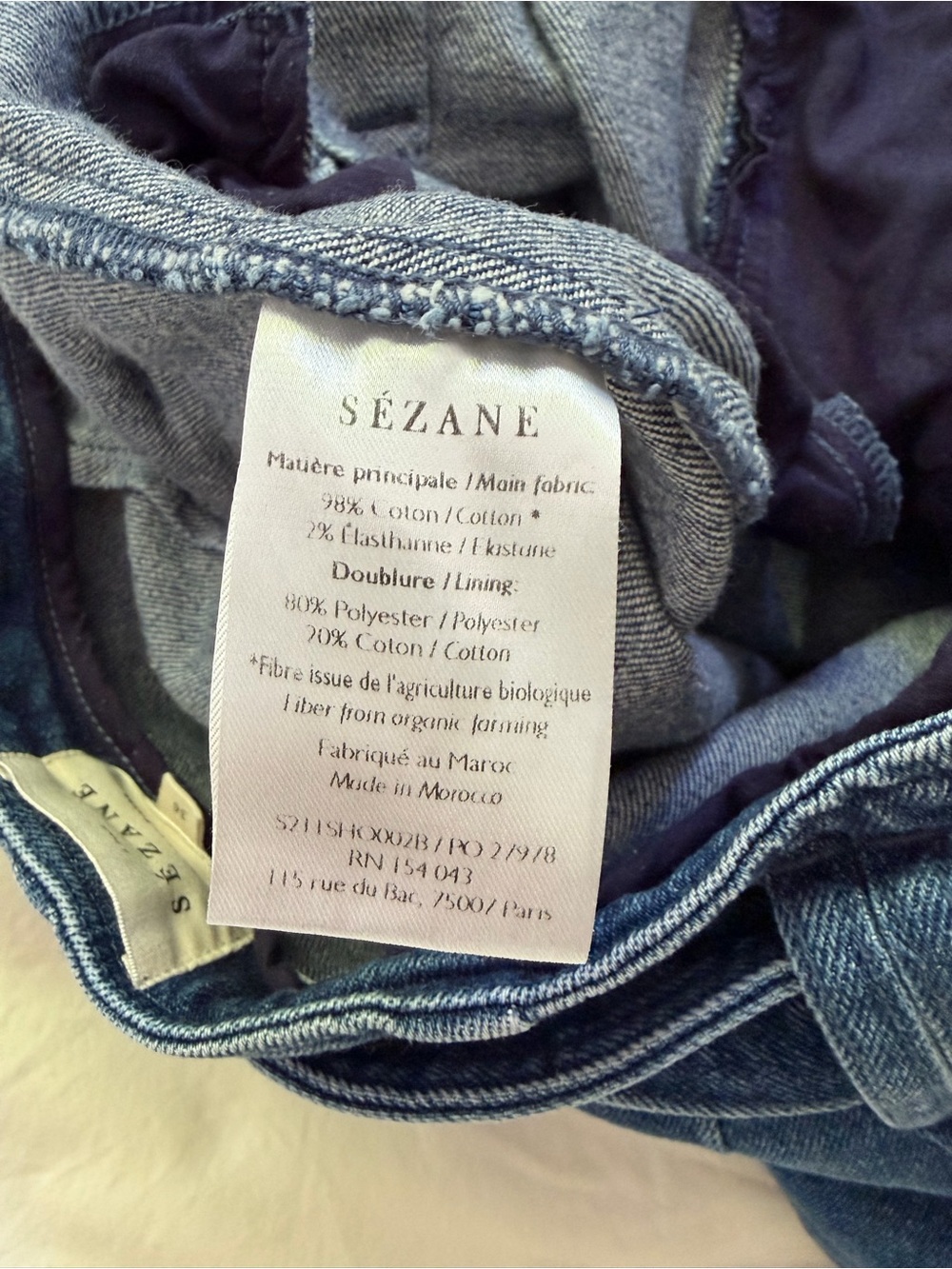 Sezane Rome denim shorts - Picture 6 of 6